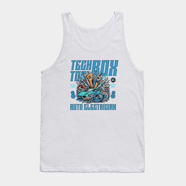 Auto electrician Tank Top by Graffik-Peeps